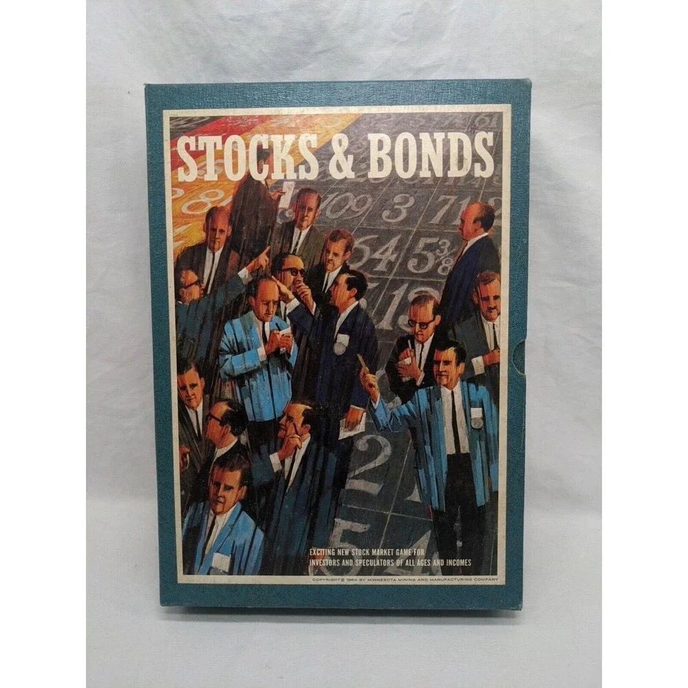 Avalon Hill Stocks And Bonds Board Game 3M Bookshelf Games